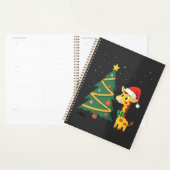 Gingerbread Man Giraffe Kerstman Hoed Kerstboom T Planner (Display)