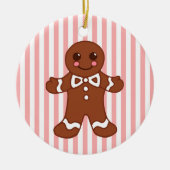 Gingerbread Man Girl Ornament (Voorkant)