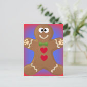 Gingerbread Man Goo Goo Eyes Briefkaart (Staand voorkant)