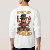 Gingerbread Man Grappige Rode Kerst Trui (Achterkant)