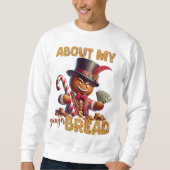 Gingerbread Man Grappige Rode Kerst Trui (Voorkant)