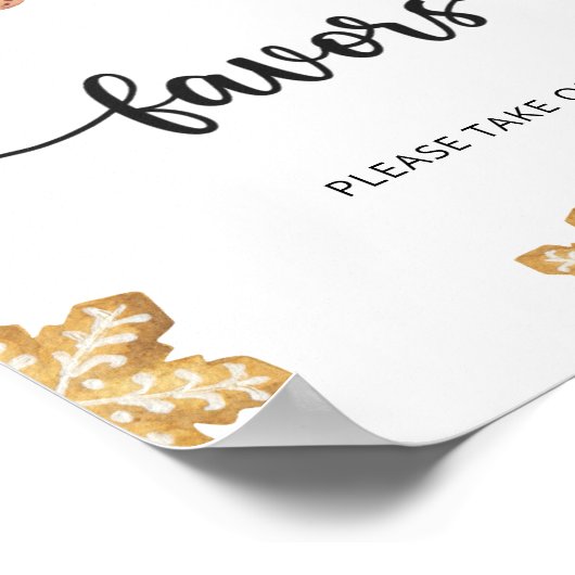 Gingerbread man \ Gunsten Poster (Hoek)