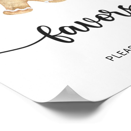 Gingerbread man \ Gunsten Poster (Hoek)