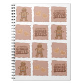 Gingerbread Man & Hearts Notebook Design Notitieboek (Voorkant)