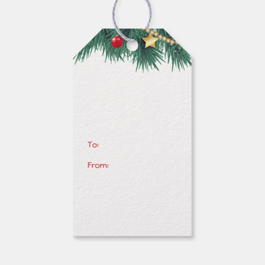 Gingerbread man, heilige baby 1e kerst cadeaulabel (Achterkant)