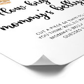 Gingerbread man hoe groot is mama's buik spel poster (Hoek)