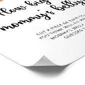 Gingerbread man hoe groot is mama's buik spel poster (Hoek)