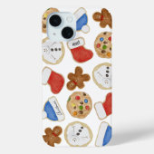 Gingerbread Man Holiday Christmas Cookies  Case-Mate iPhone Case (Achterkant)