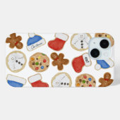 Gingerbread Man Holiday Christmas Cookies Case-Mate iPhone Case (Achterkant (horizontaal))
