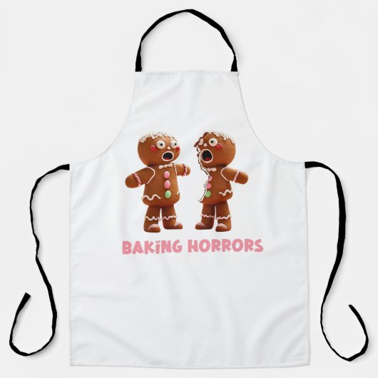 Gingerbread Man Horror  Schort (Voorkant)
