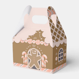 Gingerbread man huis DIY Bedankdoosjes