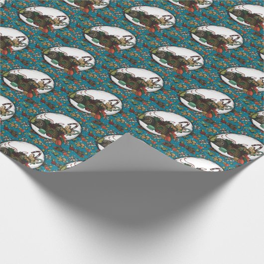 Gingerbread Man- Ice Cadeaupapier (Hoek)