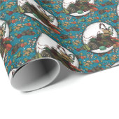 Gingerbread Man- Ice Cadeaupapier (Rol Hoek)