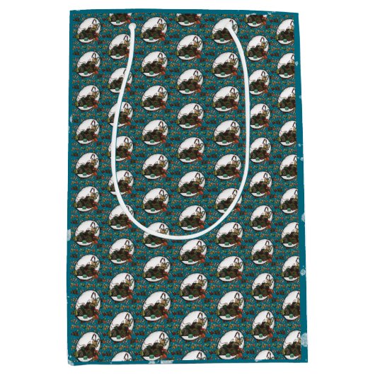 Gingerbread Man- Ice Medium Cadeauzakje (Voorkant)