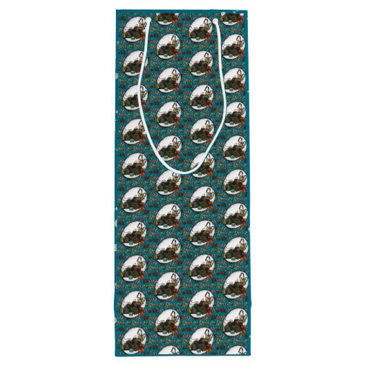 Gingerbread Man- Ice Wijn Cadeautas (Achterkant)