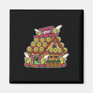 Gingerbread Man in zwembroek Kerstmis in juli Magneet
