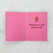 Gingerbread Man Kaart (Binnen)