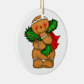 Gingerbread Man Keramisch Ornament (Rechts)