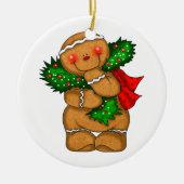 Gingerbread Man  Keramisch Ornament (Voorkant)