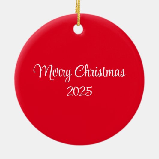 Gingerbread Man  Keramisch Ornament (Achterkant)