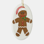 Gingerbread Man Keramisch Ornament (Rechts)