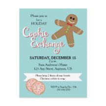 Gingerbread Man, Kerst Cookie Exchange Party