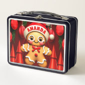 Gingerbread Man Kerst Gepersonaliseerde Kinderen (Voorkant)