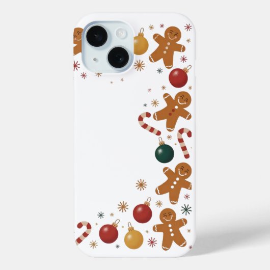Gingerbread Man Kerst iPhone / iPad case (Achterkant)