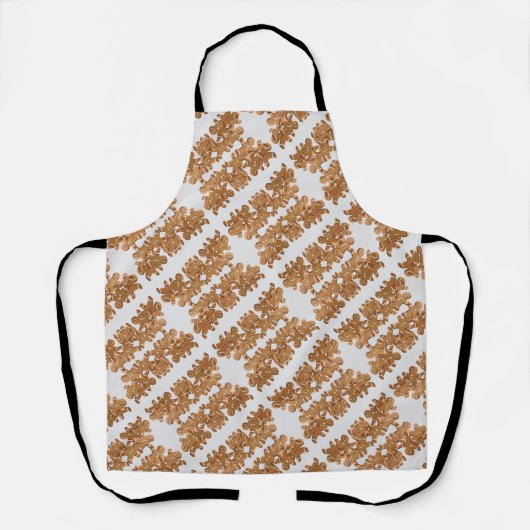 Gingerbread Man Kerst Koekje Vakantie Bakken Schort (Voorkant)