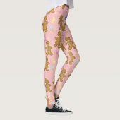 Gingerbread Man,Kerstballen Leggings (Rechts)
