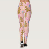 Gingerbread Man,Kerstballen Leggings (Achterkant)