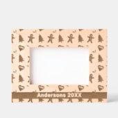 Gingerbread Man, Kerstboom, Harten & Naam 6x4 Gegraveerde Lijstjes (Voorkant)