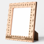 Gingerbread Man, Kerstboom, Harten, Naam 8x10 Gegraveerde Lijstjes (Links)