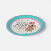 Gingerbread Man Kerstfeest Borden Papieren Bordje (Gekanteld)