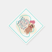 Gingerbread Man Kerstfeest servetten (Hoek)