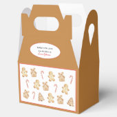 Gingerbread Man Kerstkoekje Bedankdoosjes (Geopend)