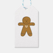 GingerBread Man-kerstkoekje Cadeaulabel (Voorkant)