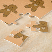GingerBread Man-kerstkoekje Legpuzzel (Zijkant)