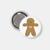 GingerBread Man-kerstkoekje Magneet (Voorkant / Achterkant)