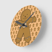 GingerBread Man-kerstkoekje Ronde Klok (Hoek)