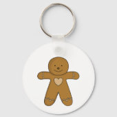 GingerBread Man-kerstkoekje Sleutelhanger (Achterkant)