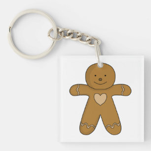 GingerBread Man-kerstkoekje Sleutelhanger