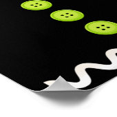 Gingerbread Man Kerstkostuum voor kinderen en volw Poster (Hoek)