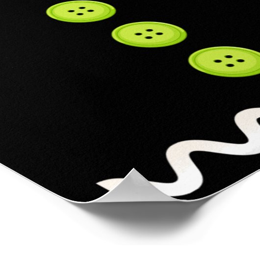 Gingerbread Man Kerstkostuum voor kinderen en volw Poster (Hoek)