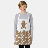 Gingerbread Man Kerstmis Vakantie Koekje Bakken Schort (Gedragen)