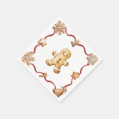 Gingerbread Man | Kerstservetten Servet (Hoek)
