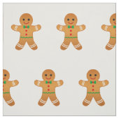 GINGERBREAD MAN - kerstweefsel Stof (Swatch)