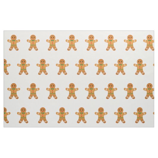 GINGERBREAD MAN - kerstweefsel Stof (Fat Quarter)