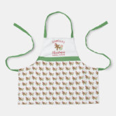 Gingerbread Man Kind's kerstbakken Schort (Voorkant)