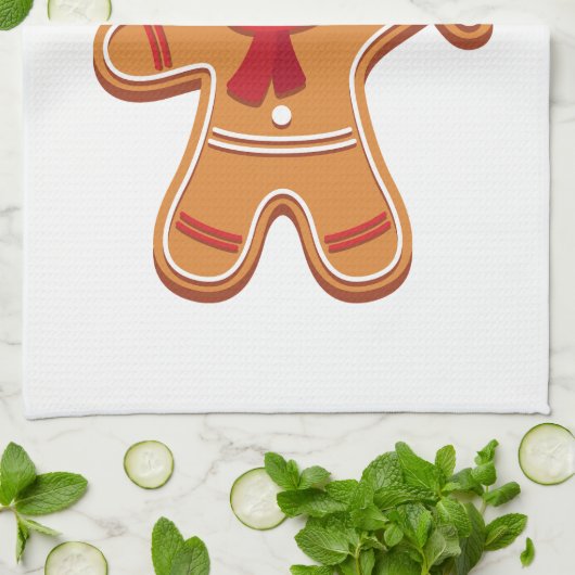 GingerBread Man Kitchen Towel Theedoek (Gevouwen)